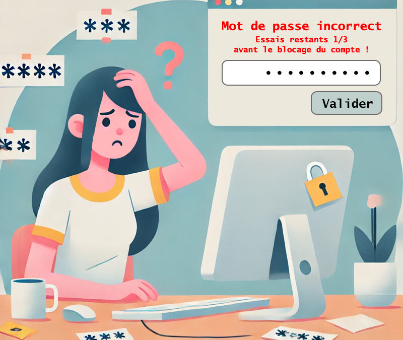 « Votre mot de passe est incorrect »